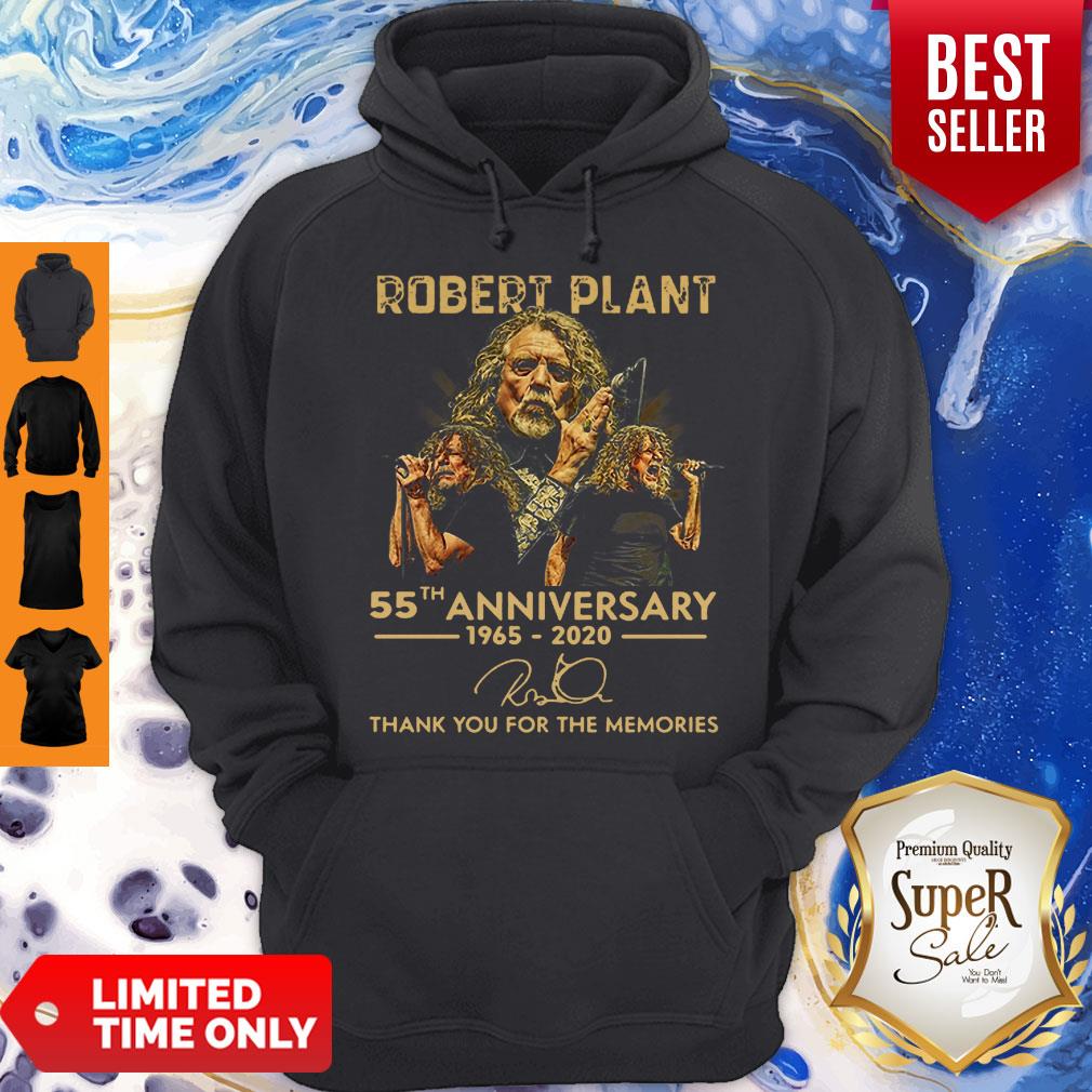 Official Robert Plant 55th Anniversary 1965-2020 Signature Shirt - Image 2
