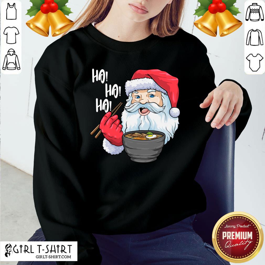 Official Santa Eating Hohoho Christmas Shirt - Image 4