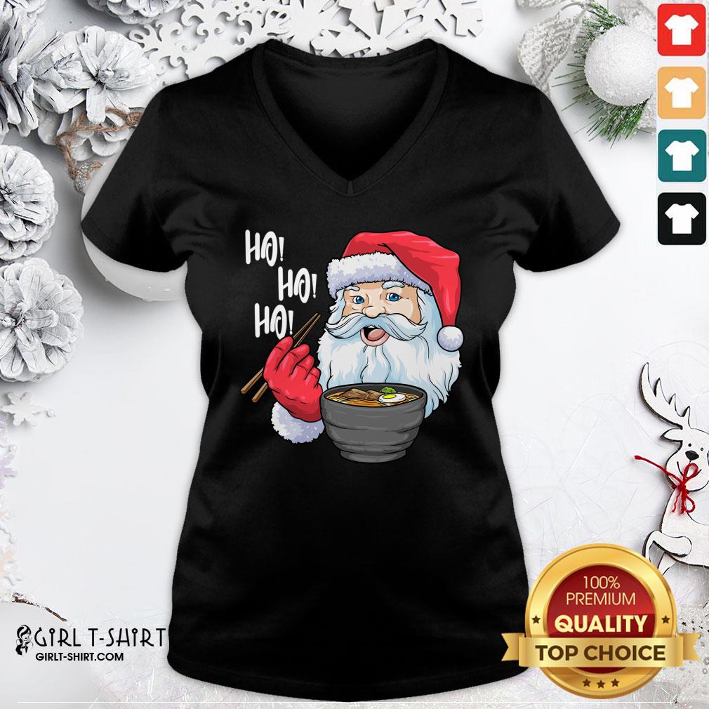 Official Santa Eating Hohoho Christmas Shirt - Image 3