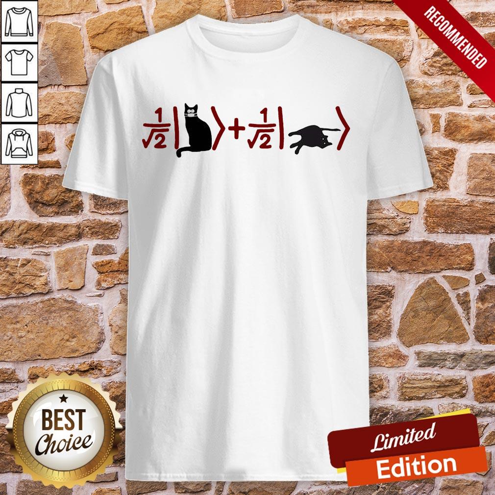 Official Schrodingers Cat Math Shirt