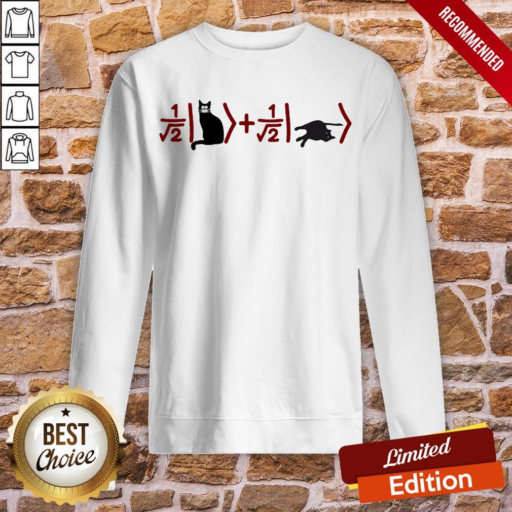 Official Schrodingers Cat Math Shirt - Image 4