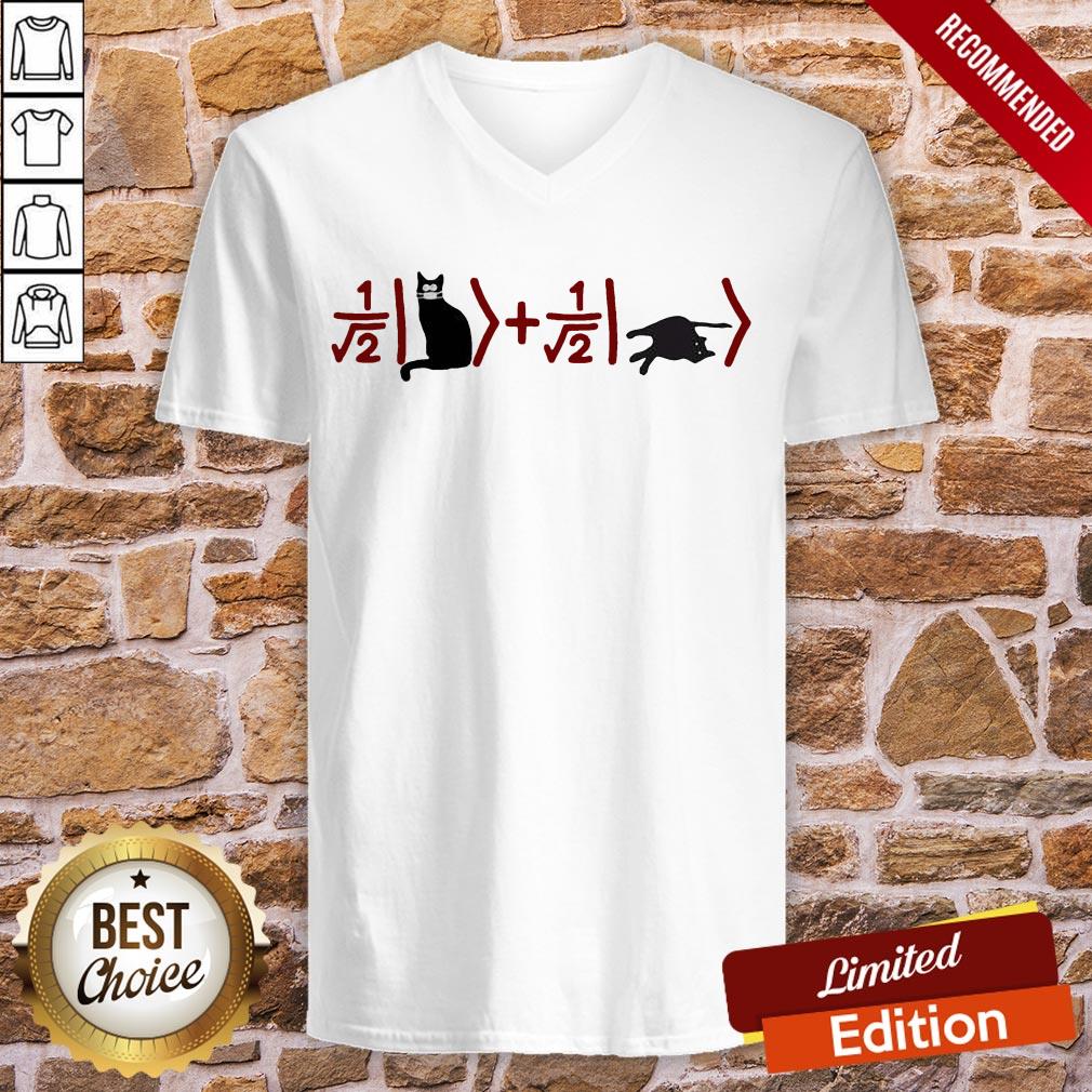 Official Schrodingers Cat Math Shirt - Image 2