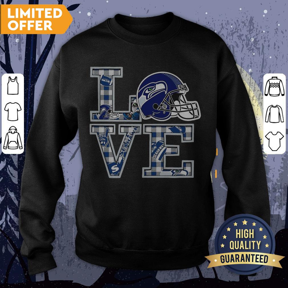 Official Seattle Seahawks Love Shirt - Image 4