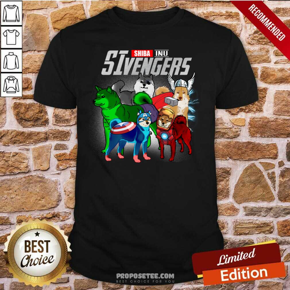 Official Shiba Inu Marvel Avengers SIvengers Shirt