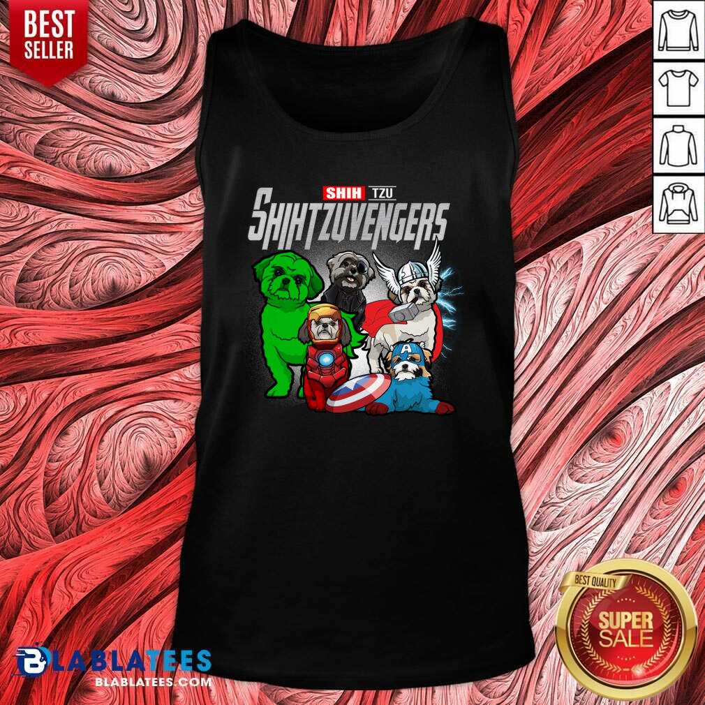 Official Shih Tzu Marvel Avengers Shihtzuvengers Shirt - Image 3