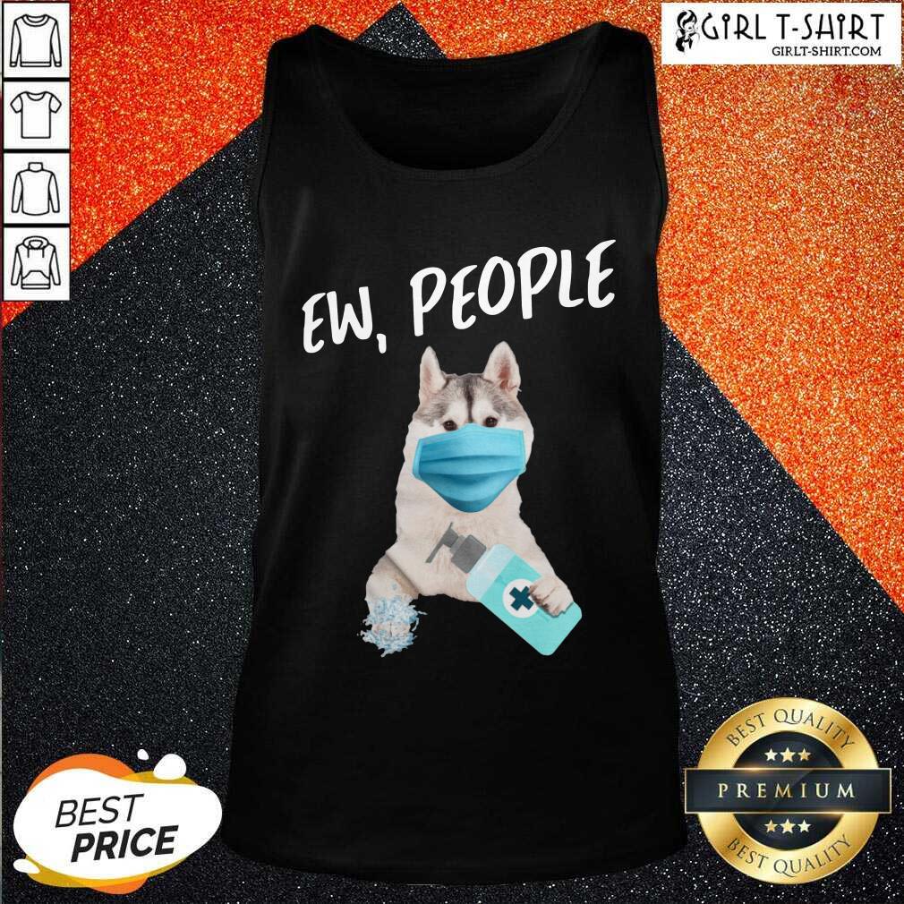 Official Siberian Husky Face Mask Ew People Shirt - Image 3