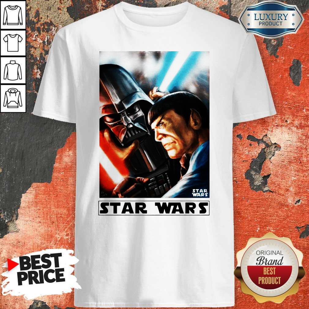 Official Star Wars Meets Star Trek Shirt