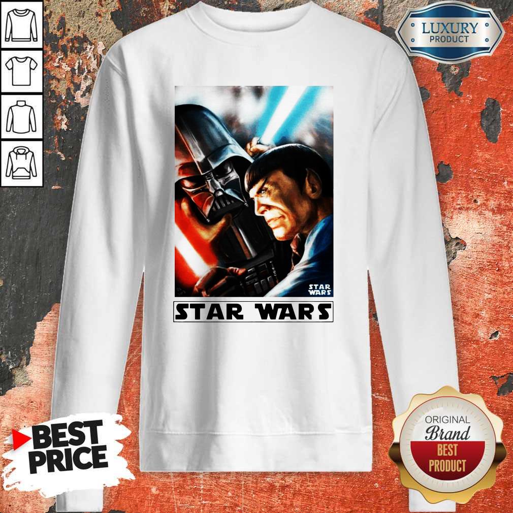 Official Star Wars Meets Star Trek Shirt - Image 5