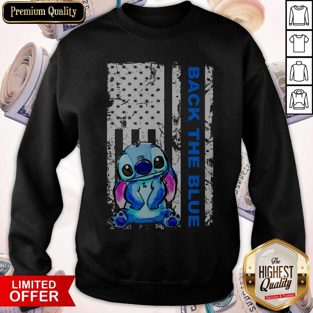 Official Stitch Back The Blue Shirt - Image 5
