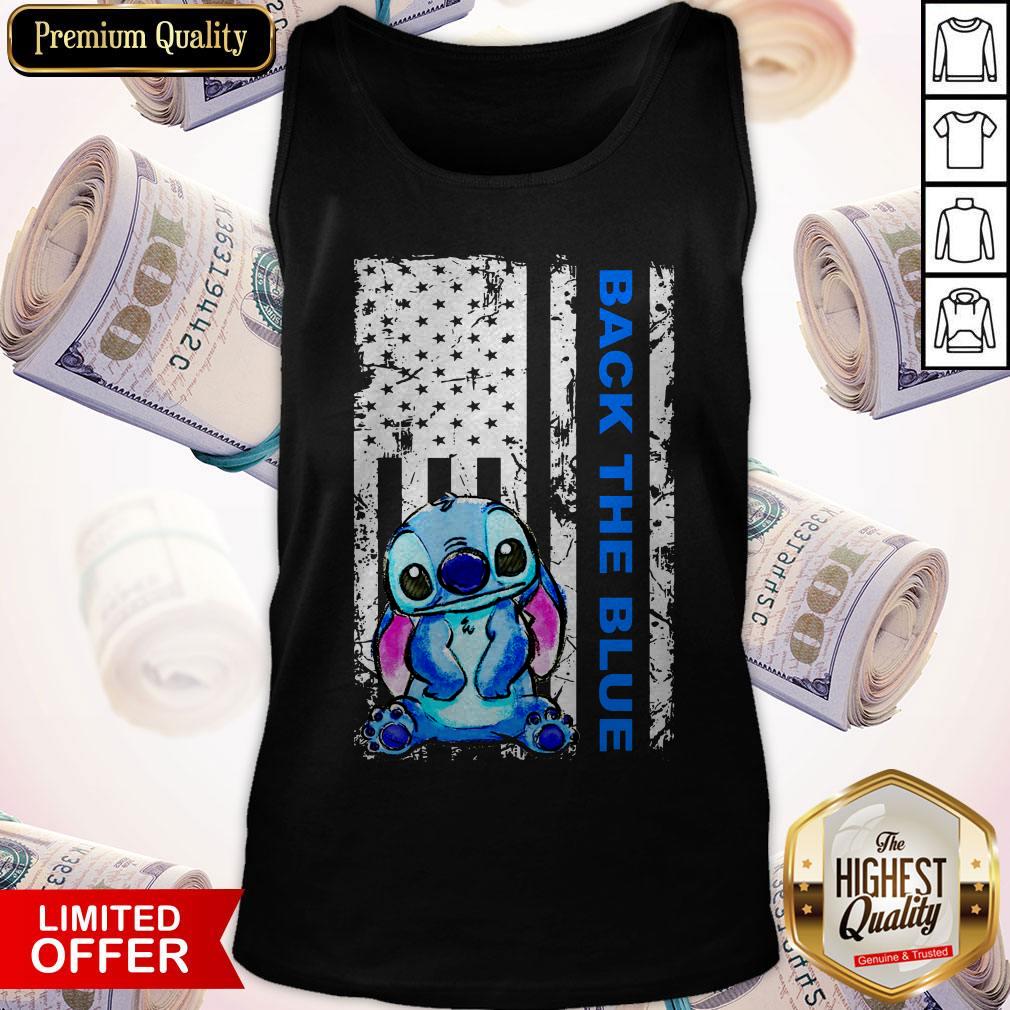 Official Stitch Back The Blue Shirt - Image 4