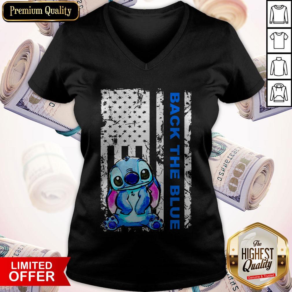 Official Stitch Back The Blue Shirt - Image 3