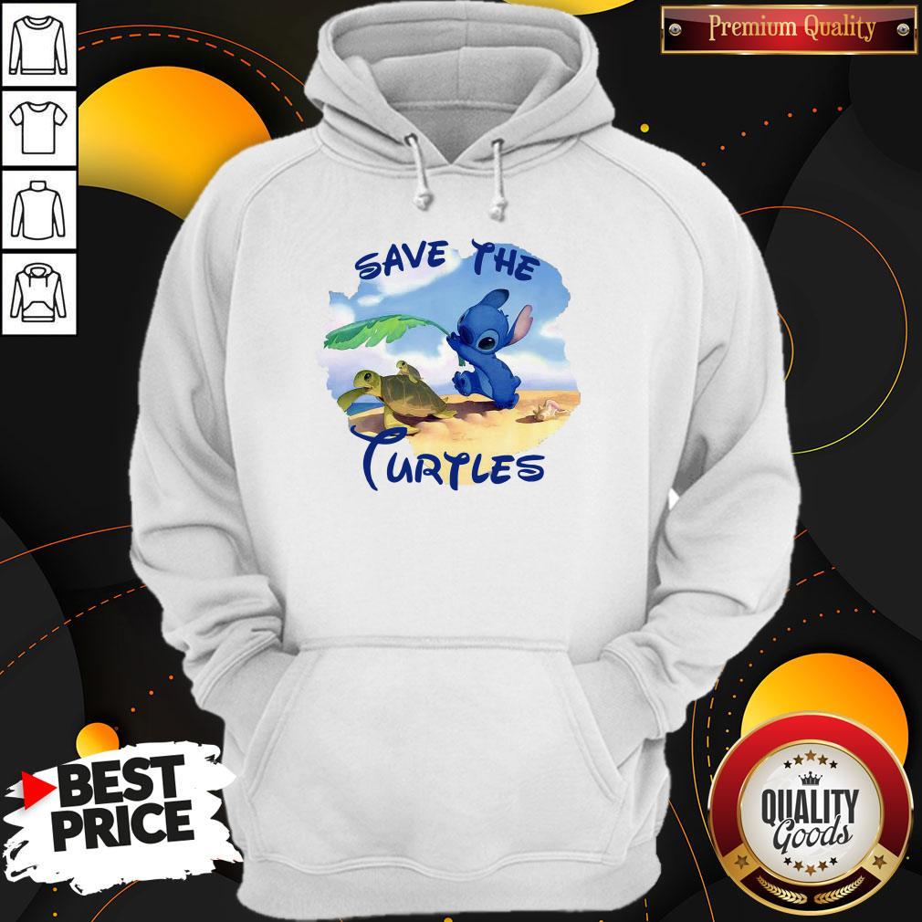 Official Stitch Save The Turtle Shirt - Image 4