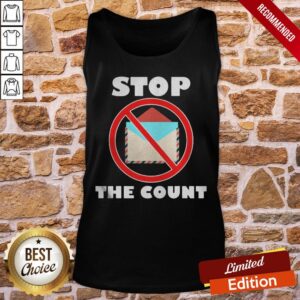 Alternative view of Official Stop The Count President Donald Trump Supporters Shirt