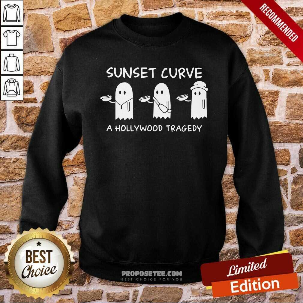 Official Sunset Curve A Hollywood Tragedy Shirt - Image 5