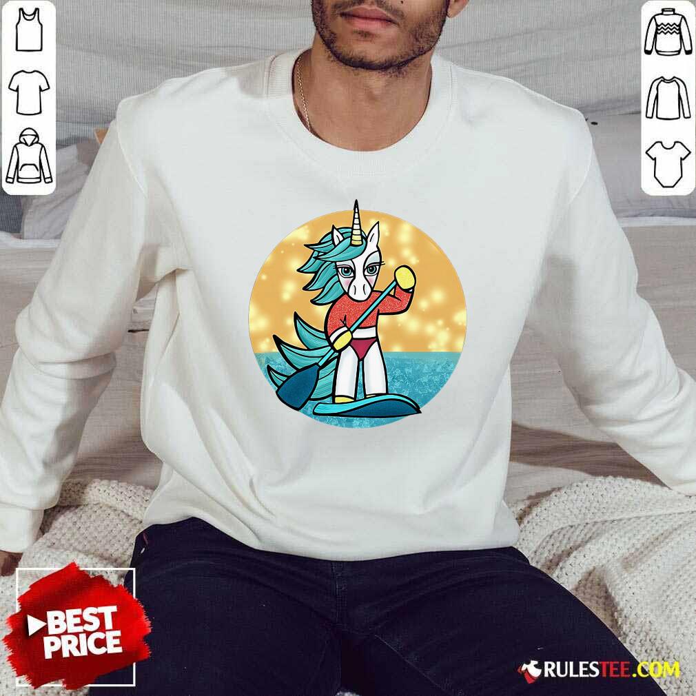 Official Sup Unicorn Paddleboard T-Shirt - Image 5