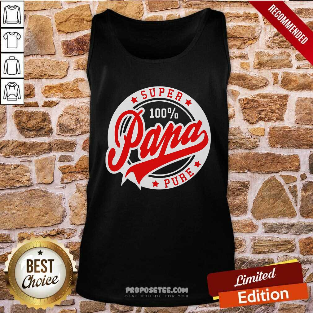 Official Super Papa 100 Percent Pure Stars Seal Shirt - Image 3