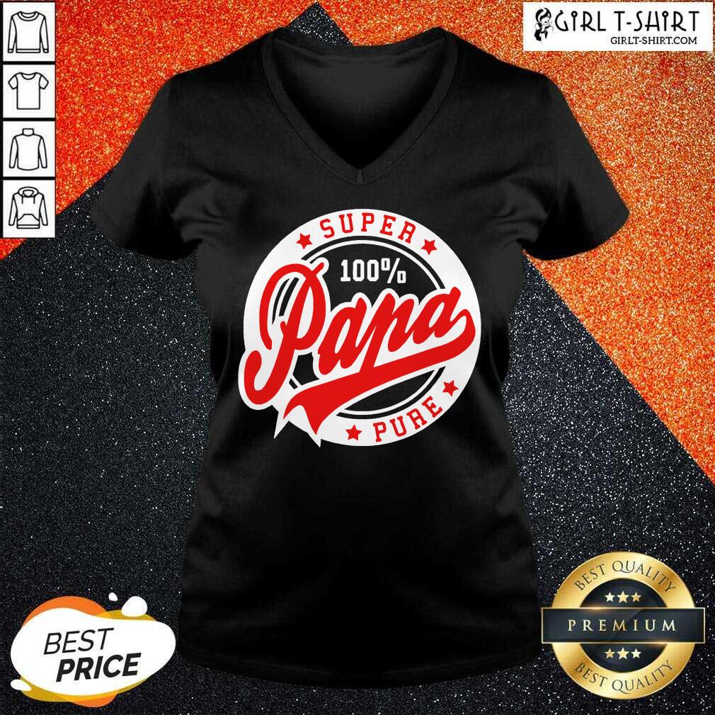 Official Super Papa 100 Percent Pure Stars Seal Shirt - Image 2