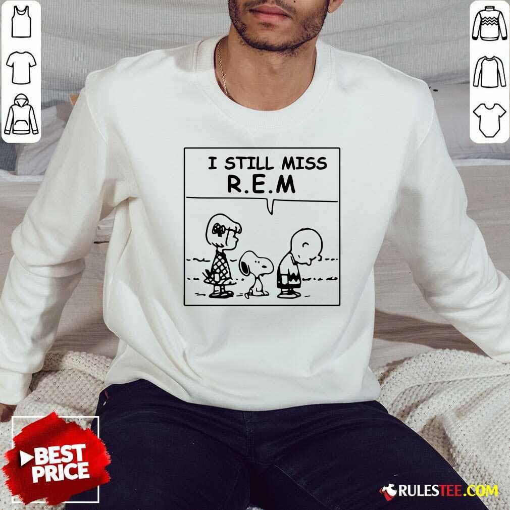 Official The Peanuts I Still Miss REM Shirt - Image 5