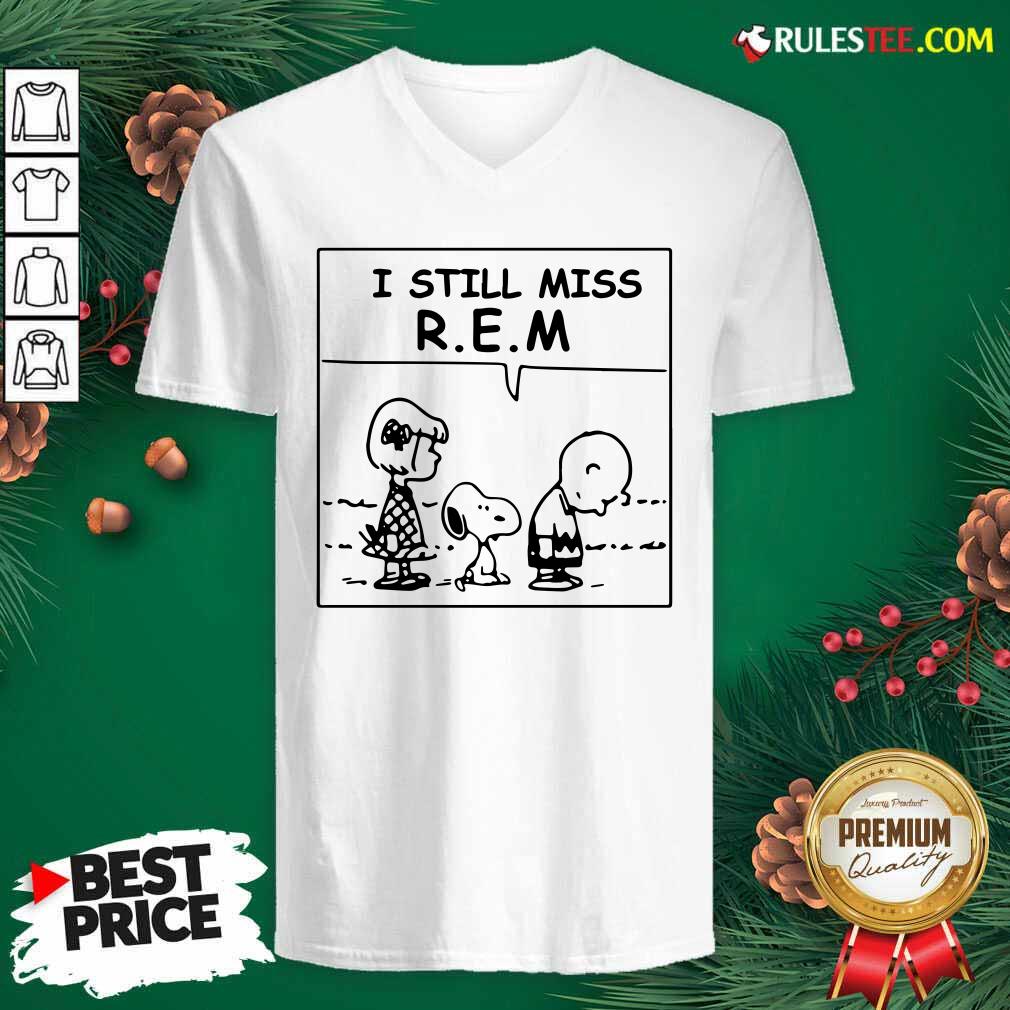 Official The Peanuts I Still Miss REM Shirt - Image 3