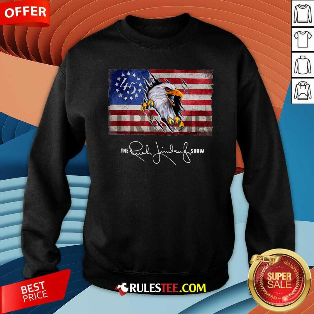 Official The Rush Limbaugh Show American Flag Shirt - Image 5