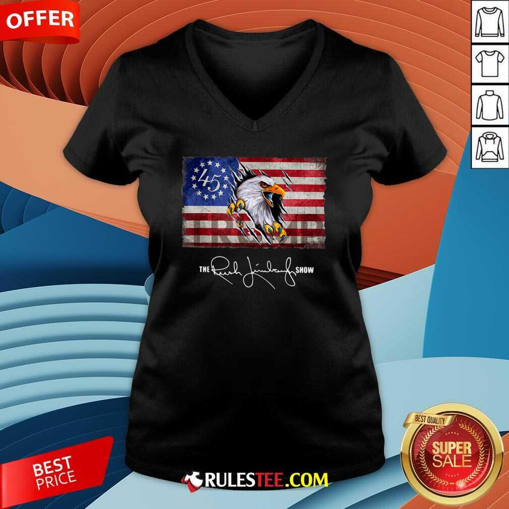 Official The Rush Limbaugh Show American Flag Shirt - Image 3