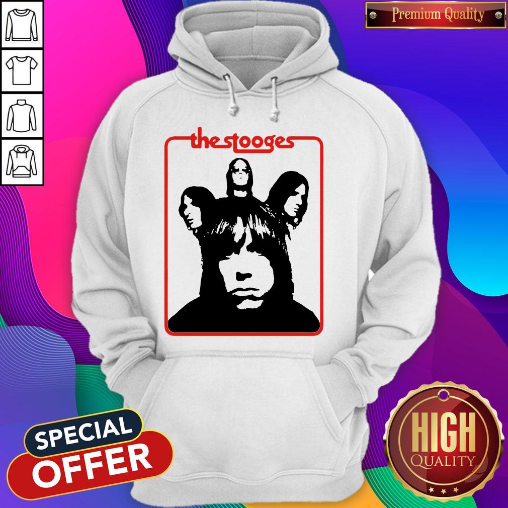 Official The Stooges Iggy Pop Rock Band Shirt - Image 4