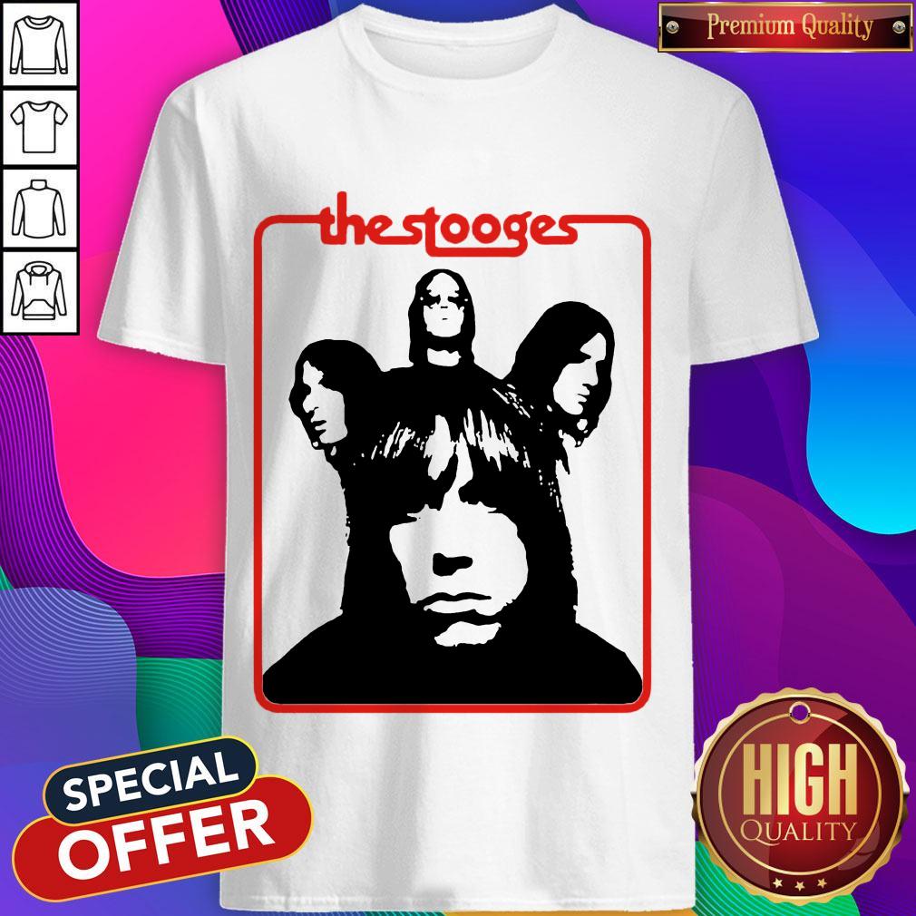 Official The Stooges Iggy Pop Rock Band Shirt