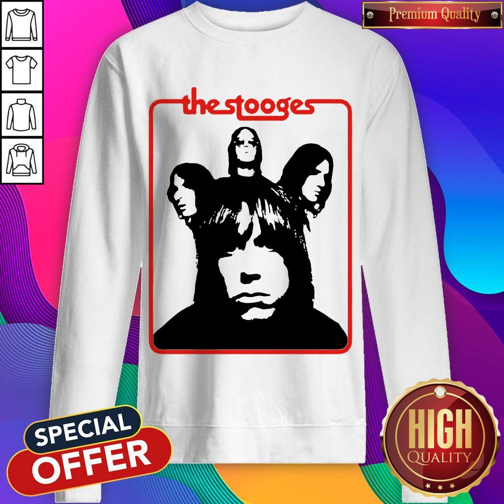 Official The Stooges Iggy Pop Rock Band Shirt - Image 5