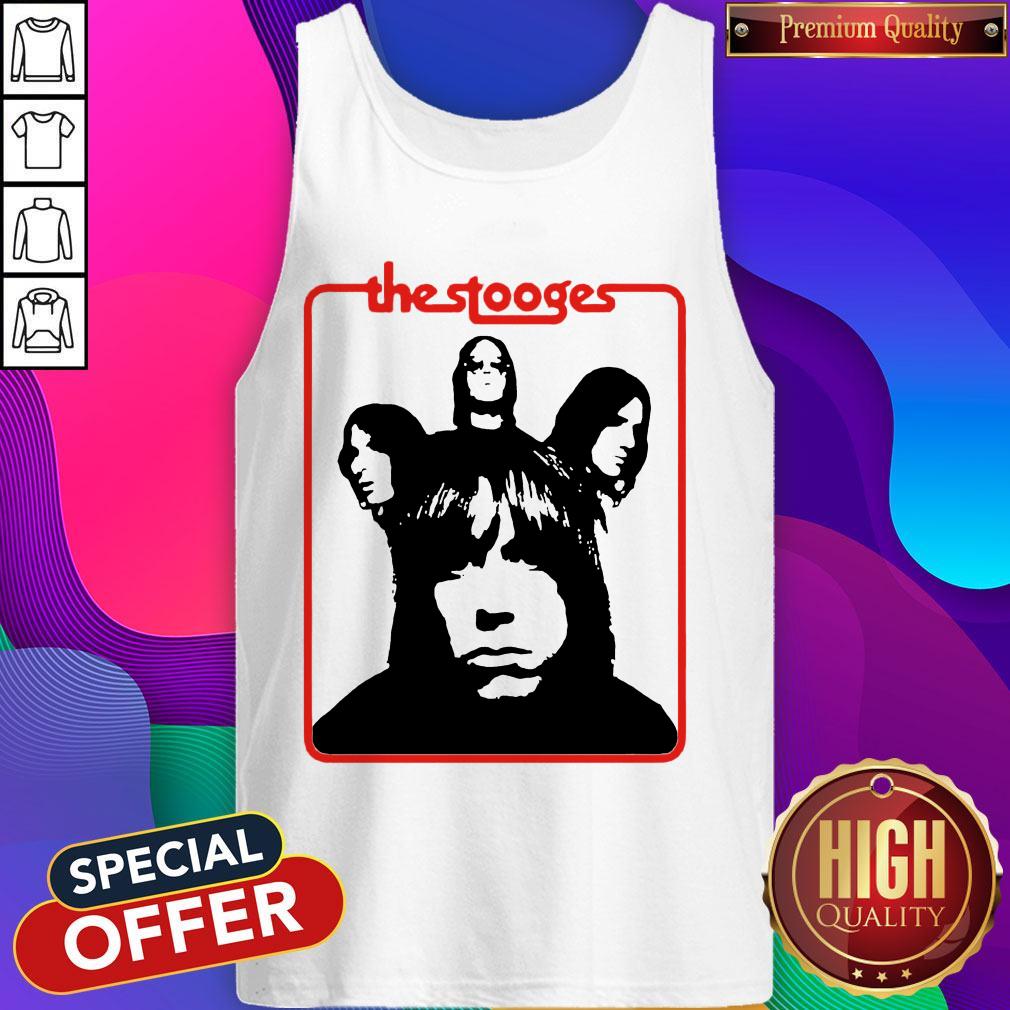 Official The Stooges Iggy Pop Rock Band Shirt - Image 2