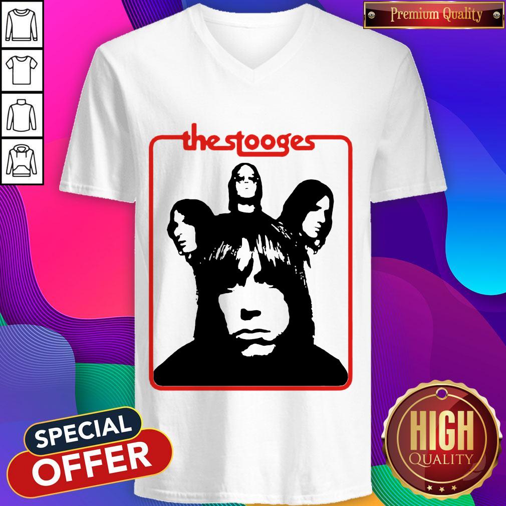 Official The Stooges Iggy Pop Rock Band Shirt - Image 3