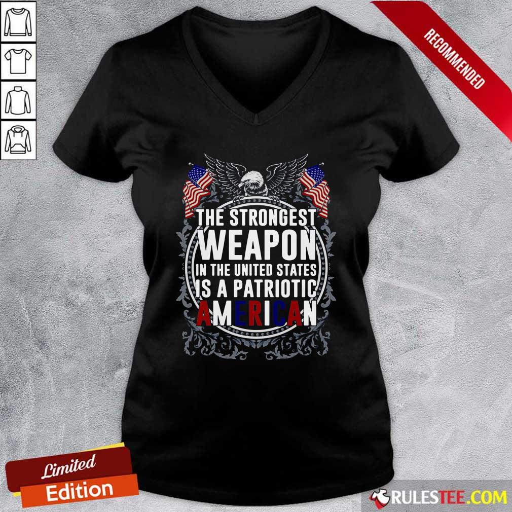 Official The Strongest Weapon In The United States Is A Patriotic American Shirt - Image 3