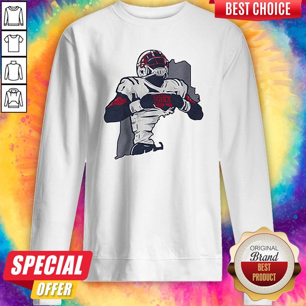 Official The Touchdown New England Shirt - Image 4