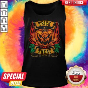 Alternative view of Official Trick Treat Pumpkin Beast Halloween Shirt