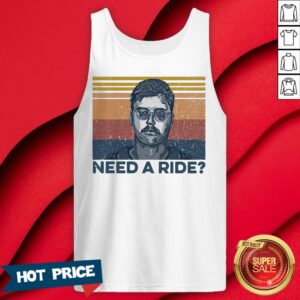 Alternative view of Official True Crime Need A Ride Vintage Retro Shirt