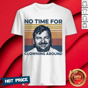 Official True Crime No time For Clowning Around Vintage Retro Shirt