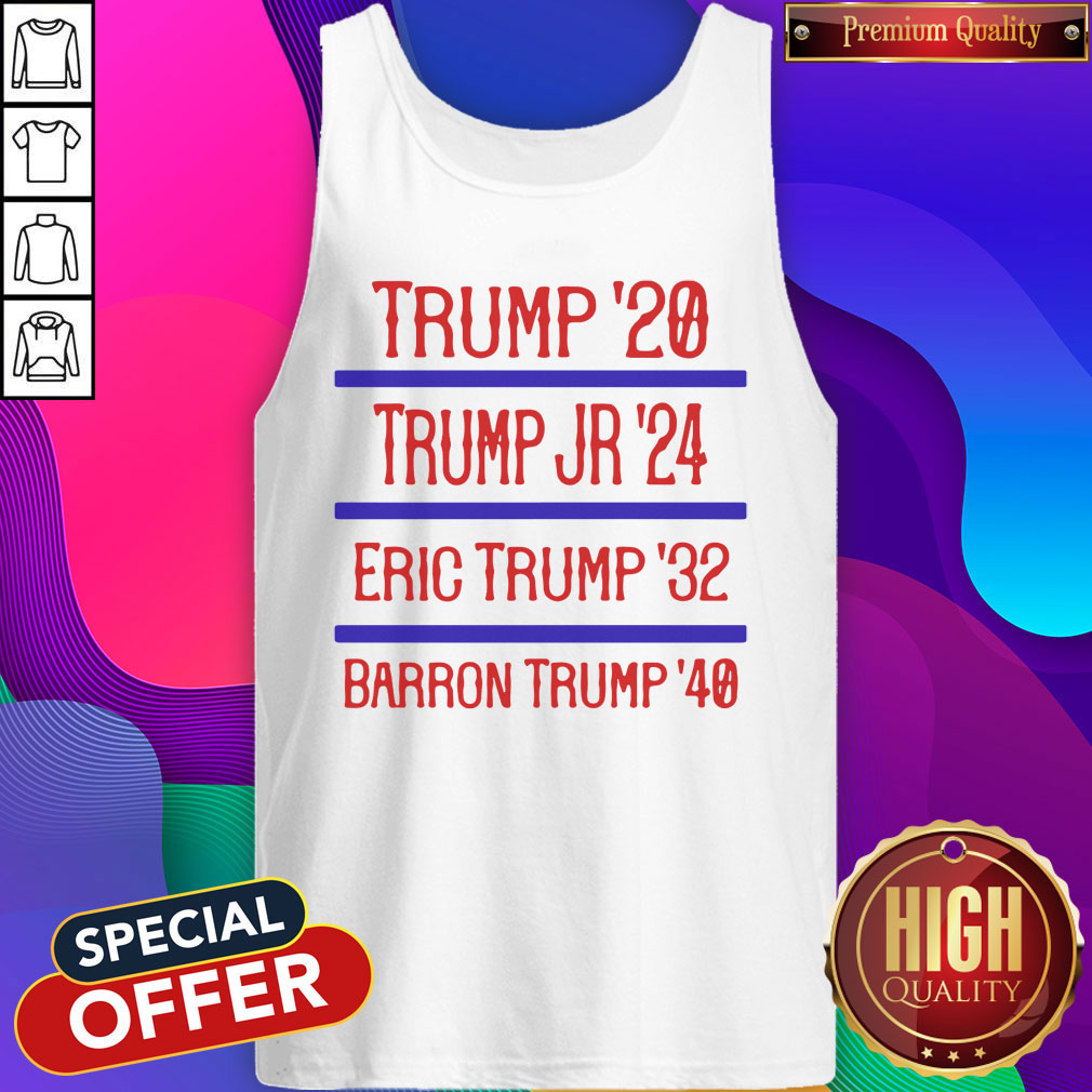 Official Trump 20 Trump Jr 24 Eric Trump 32 Barron Trump 40 Shirt - Image 5