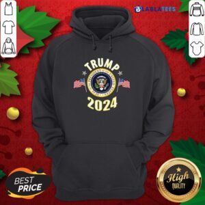 Alternative view of Official Trump 2024 Presidential Seal Flag Shirt