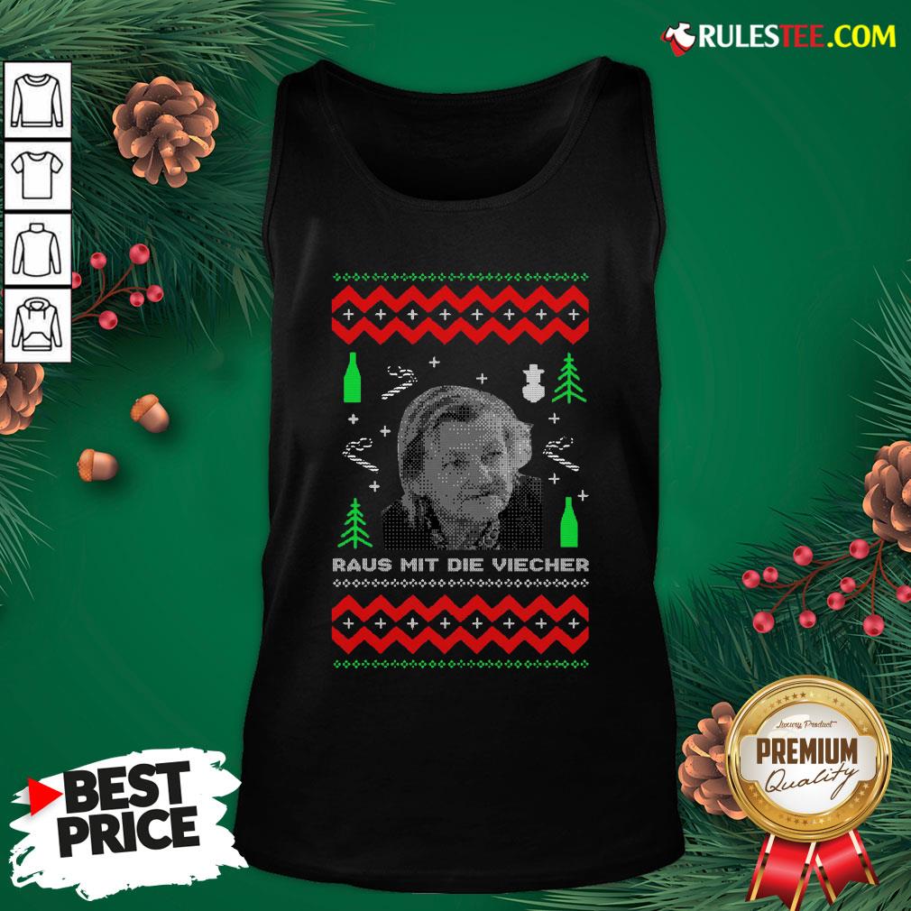 Official Ugly Christmas Familie Ritter Raus Mit Die Viecher Shirt - Image 5