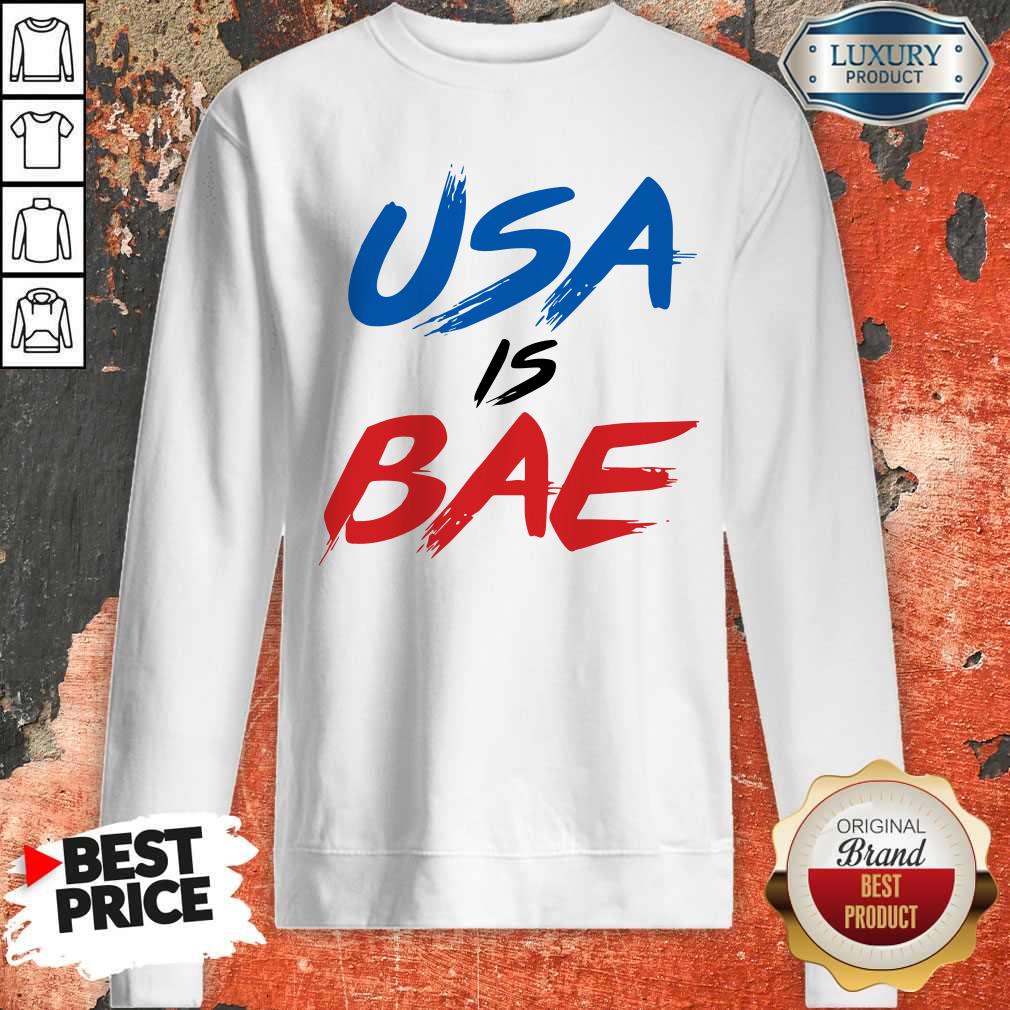 Official Usa Is Bea Blue Black Red T-Shirt - Image 2