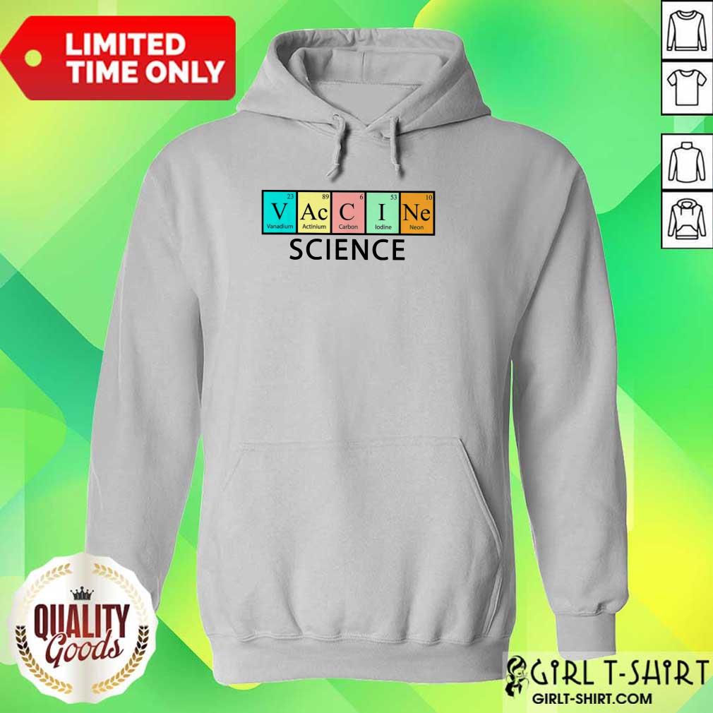 Official Vaccine Science Chemical Table Shirt - Image 4