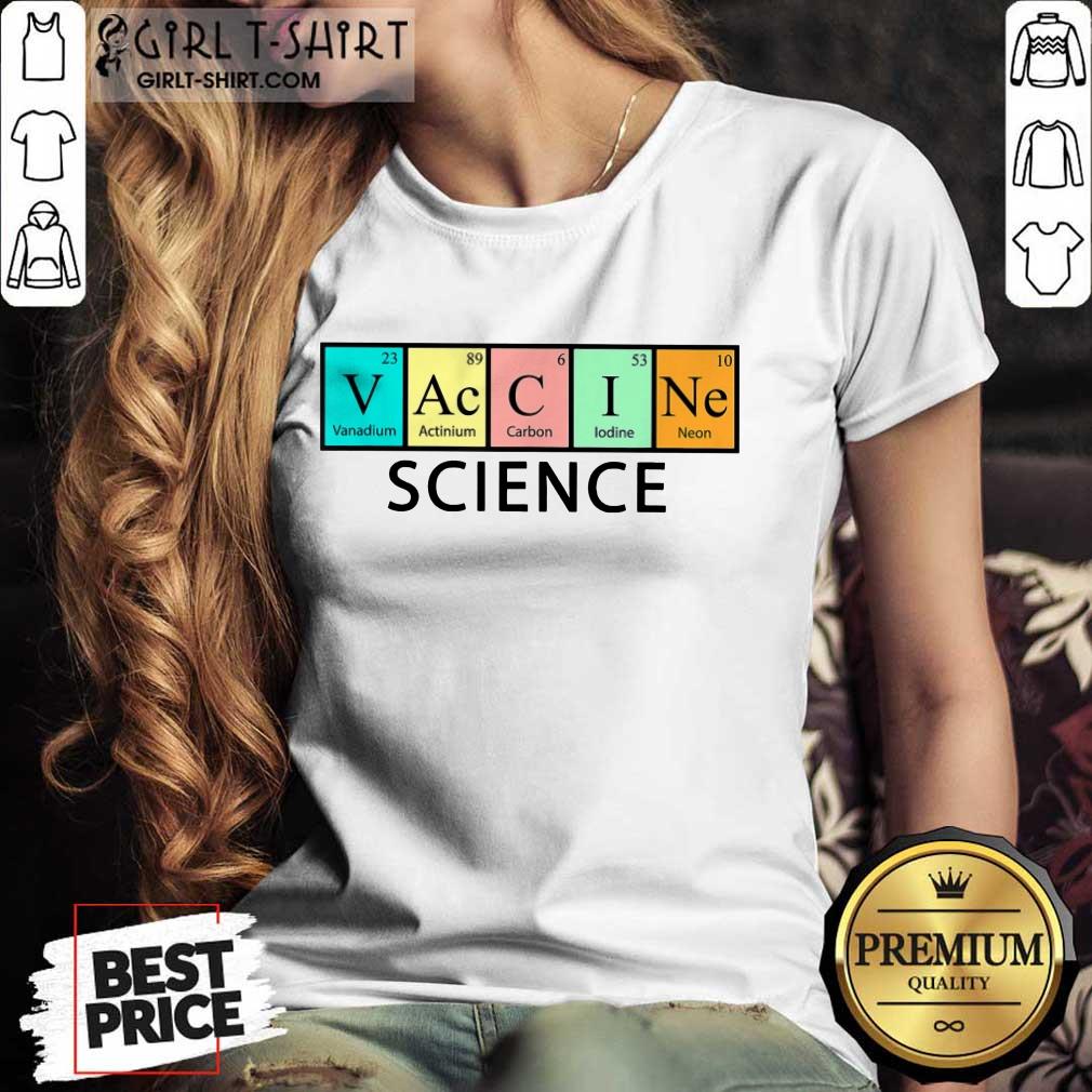 Official Vaccine Science Chemical Table Shirt - Image 3