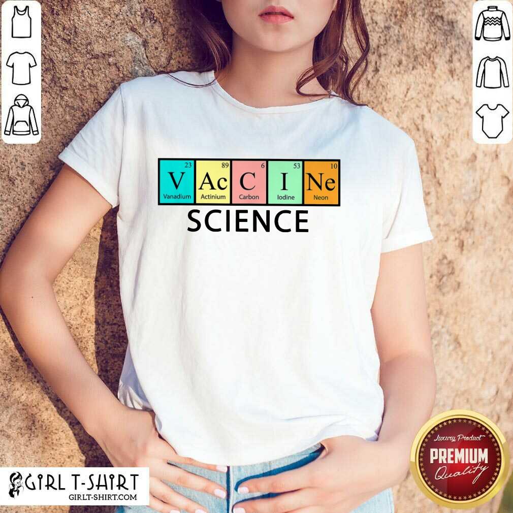Official Vaccine Science Chemical Table Shirt