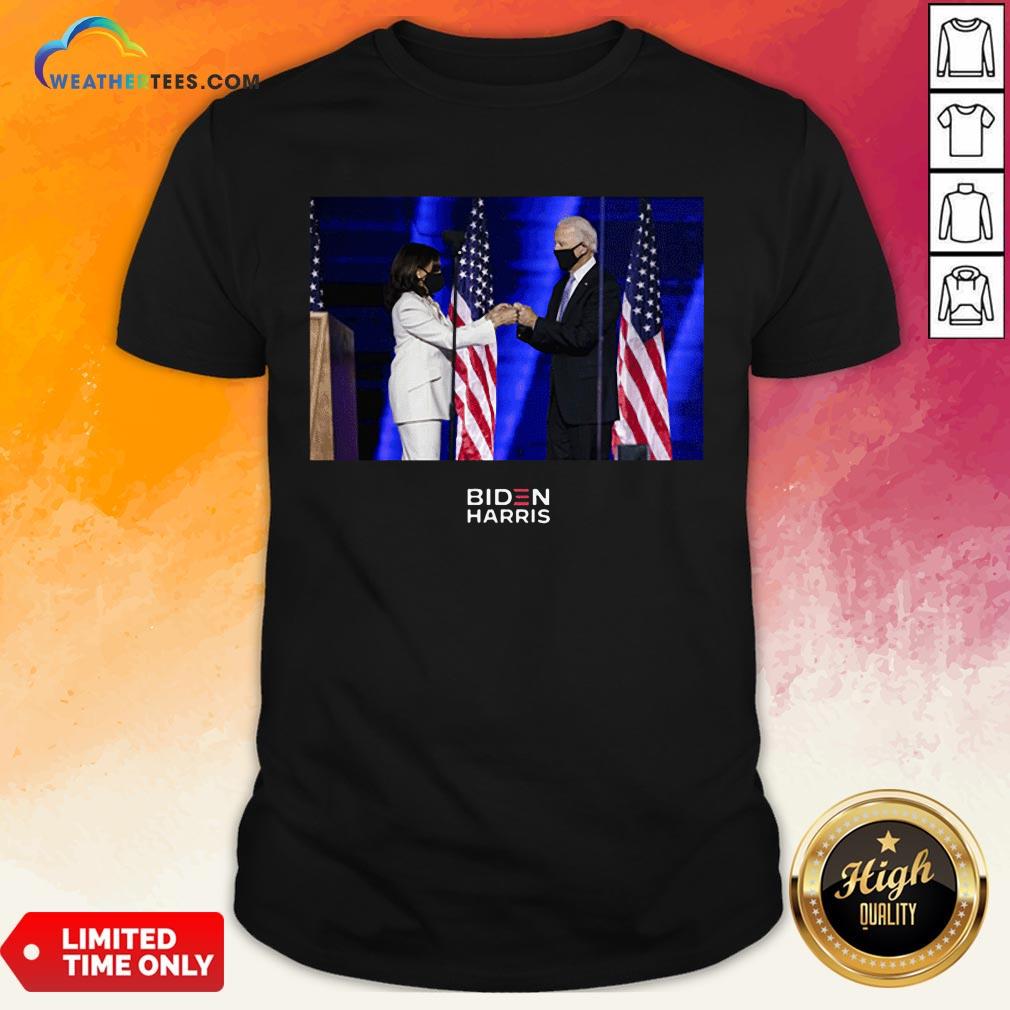 Official Victory Fist Bump Navy Us 2020 Shirt