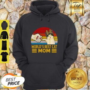 Alternative view of Official Vintage World’s Best Cat Mom Shirt