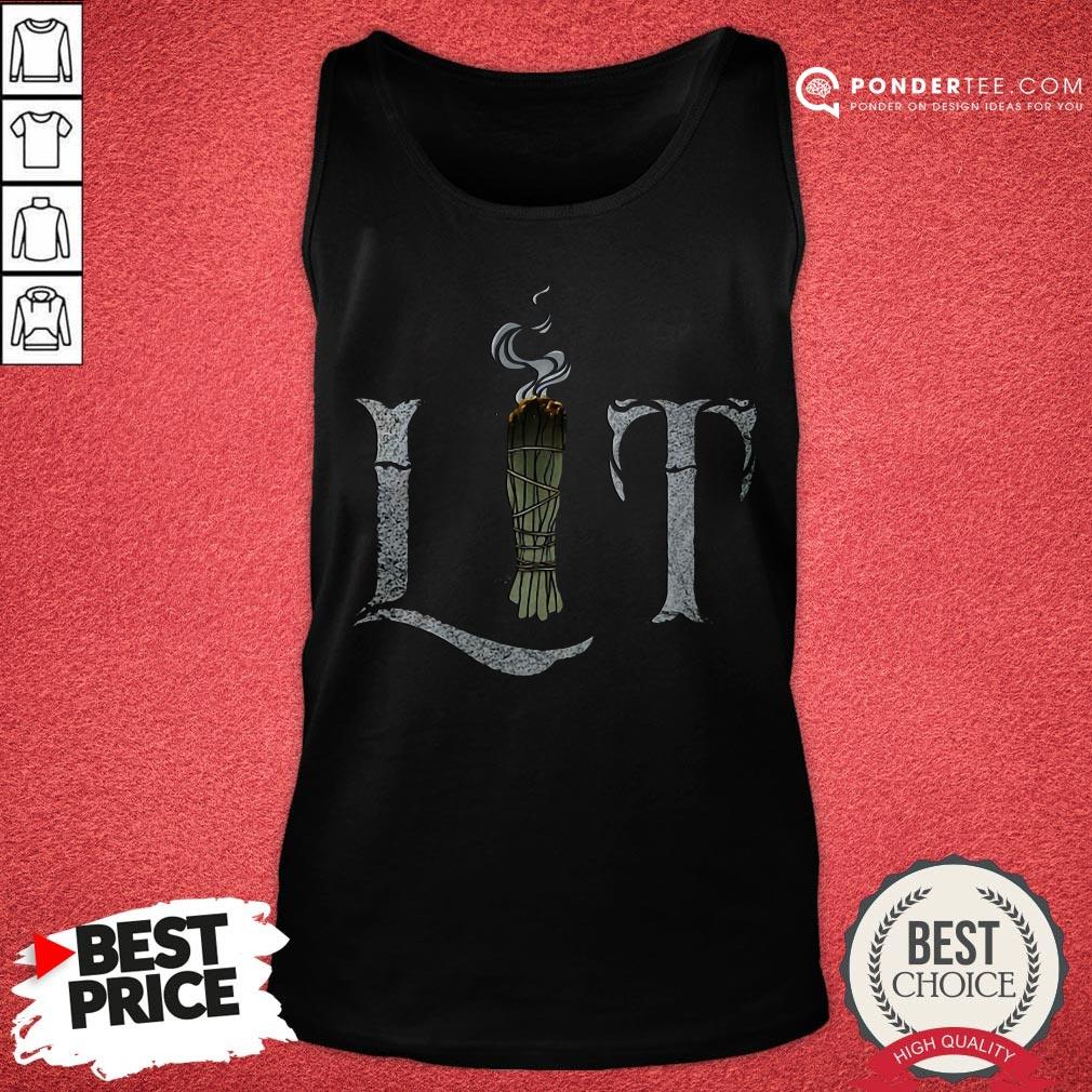Official Weed Lit Cannabis Shirt - Image 2