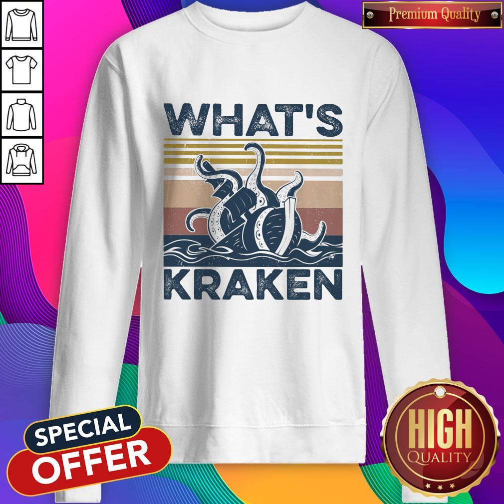 Official What’s Kraken Vintage Shirt - Image 5