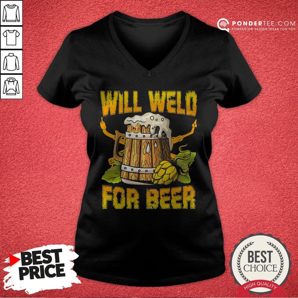 Official Will Weld For Beer Shirt - Image 3