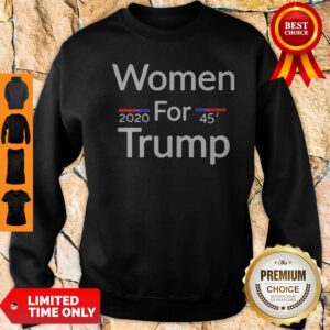 Alternative view of Official Women For Trump 2020 45 Shirt