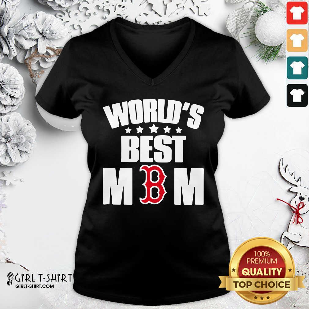 Official World’s Best Boston Red Sox Mom Shirt - Image 2