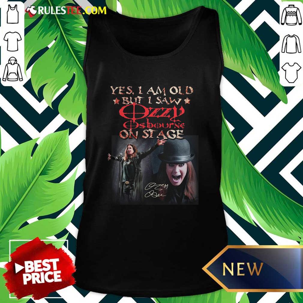 Official Yes I Am Old But I Saw Ozzy Osbourne On Stage Signature Shirt - Image 4